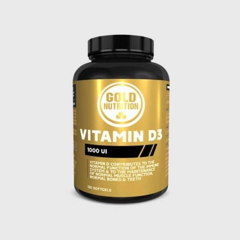 Vitamina D, GoldNutrition, Vitamina D 1000 UI, 120 capsule