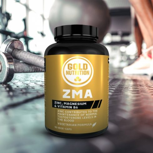 Zinc, magneziu si vitamina B6, GoldNutrition ZMA, 90 capsule