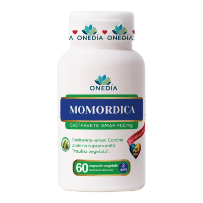 Momordica castravete amar 400 mg 60 capsule vegetale onedia