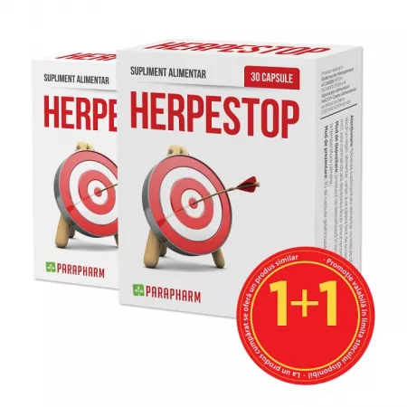 pachet herpes stop 30 capsule 30 capsule parapharm