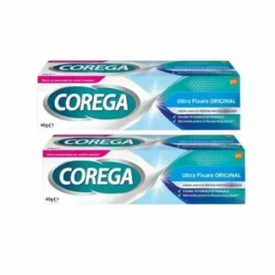 pachet promo 2 x corega ultra fixare original 40g