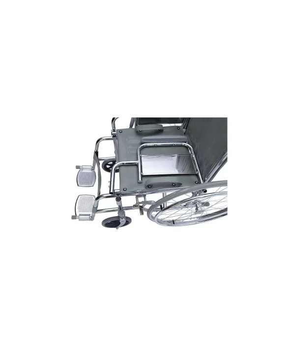 scaun cu rotile cu antrenare manuala cadru din otel si manere sprijin rabatabile dr happy jl901 1