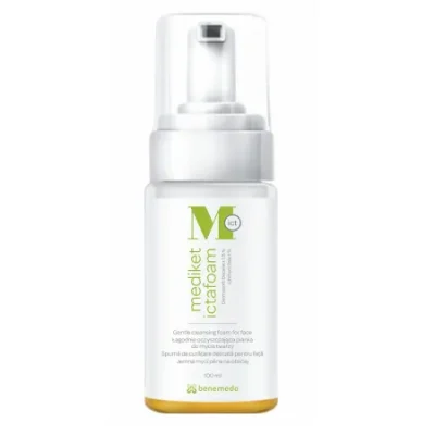 spuma de curatare pentru scalp si corp mediket ictafoam 100 ml benemedo