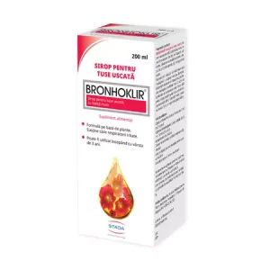 bronhoklir tuse uscata sirop 200