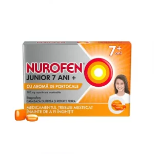 nurofen junior 7 portocale caps 100mg x24 24962 1 16854398824928.webp