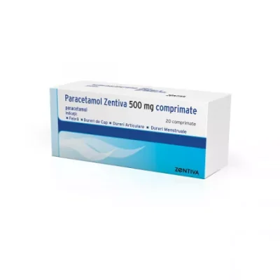 paracetamol zentiva 500mg x 20cp 23823 1 16793882819028.webp