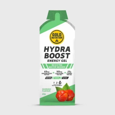 gel energizant cu cafeina hydra boost cu guarana goldnutrition 60g