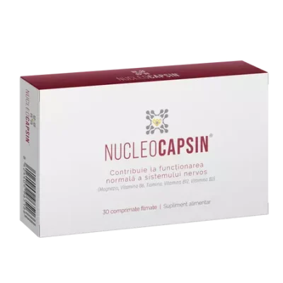 supliment pentru functionarea normala a sistemului nervos nucleocapsin 30 comprimate naturpharma