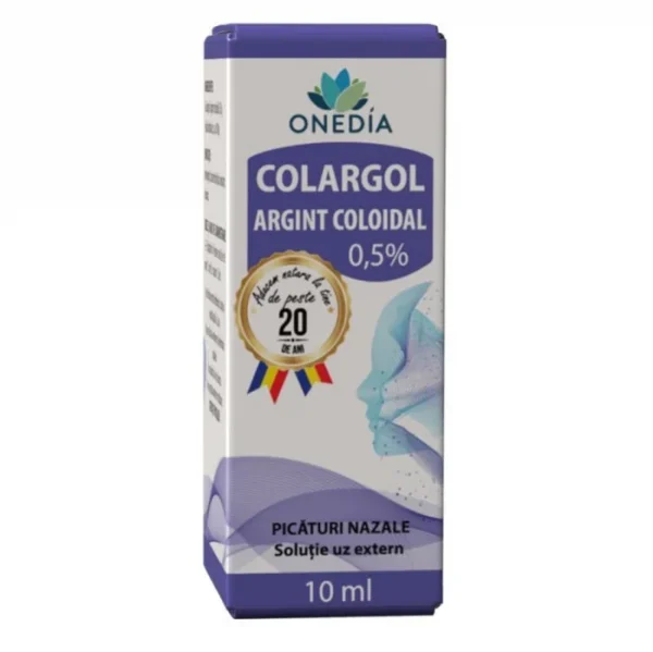 colargol argint coloidal 0 5 10ml onedia