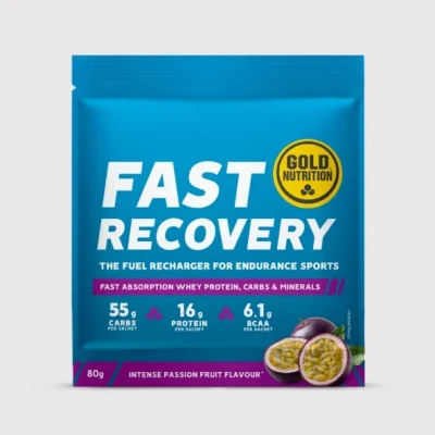 pudra de refacere dupa efort goldnutrition fast recovery fructul pasiunii 1 plic 80 g