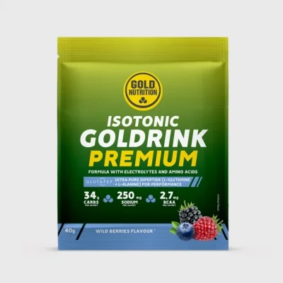 pudra izotonica cu aminoacizi goldrink premium fructe de padure goldnutrition 1 plic 40g