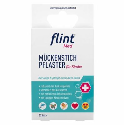 plasturi calmanti dupa intepaturi de tantari flint med 20 bucati kyberg