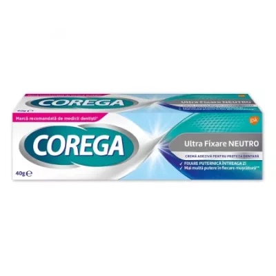crema adeziva pentru proteza dentara neutro corega 40 g gsk