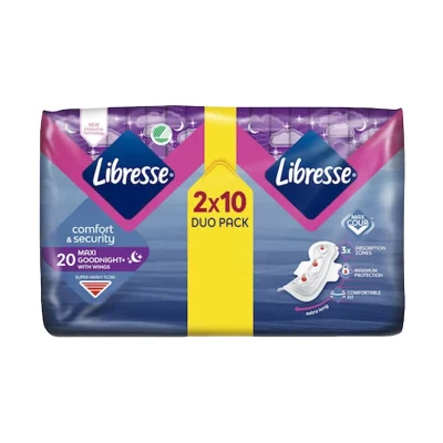 libresse maxi goognight cu aripioare