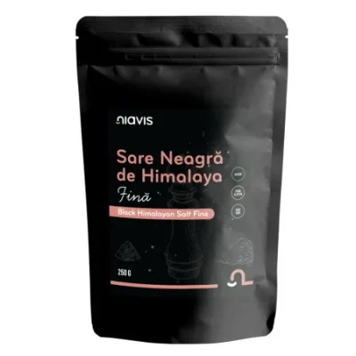 sare neagra fina de himalaya 250 g niavis