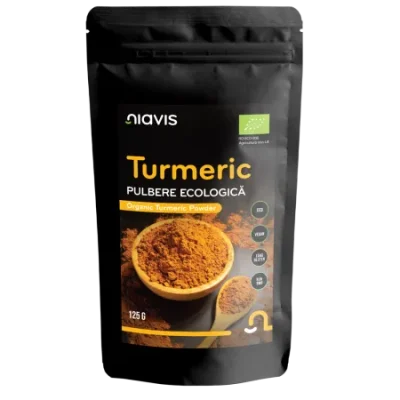 turmeric pulbere ecologica 125 g niavis