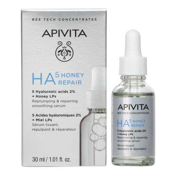 ser reparator cu acid hialuronic bee tech ha5 30 ml apivita 946177