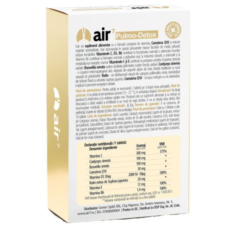 air 7 pulmo detox 30 capsule green splid