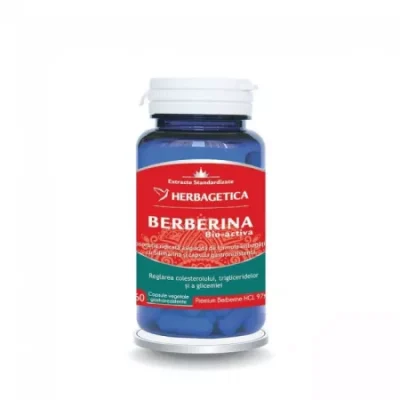 berberina bio activa 60 capsule herbagetica