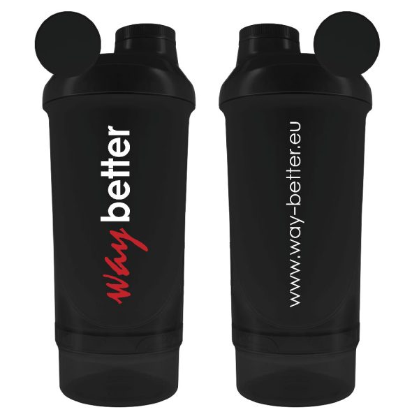 Way Better Shaker wave+compact negru 01