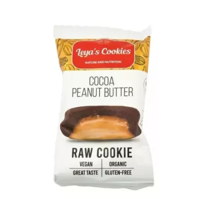 leya s raw cookie eco cacao si unt de arahide 25 gr 2576