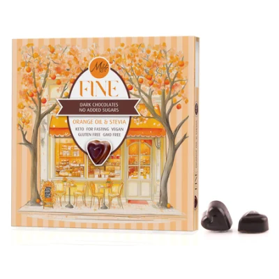 praline vegane cu ulei de portocale 80 g milete 1819