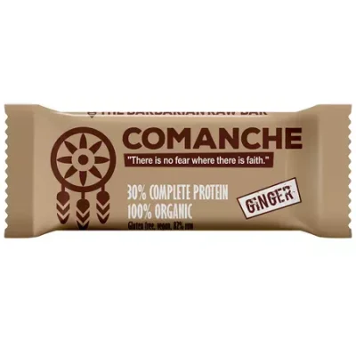 the barbarian comanche baton proteic cu ghimbir 50g bio 752