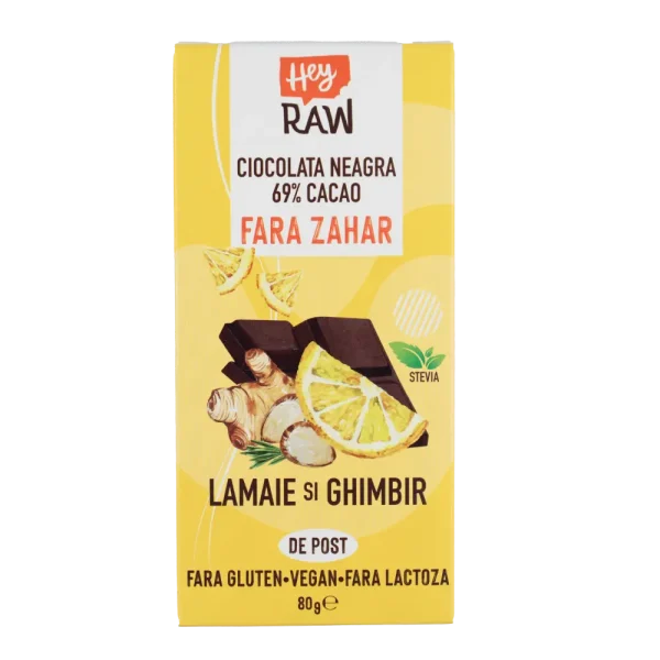 ciocolata neagra hey raw lamaie ghimbir