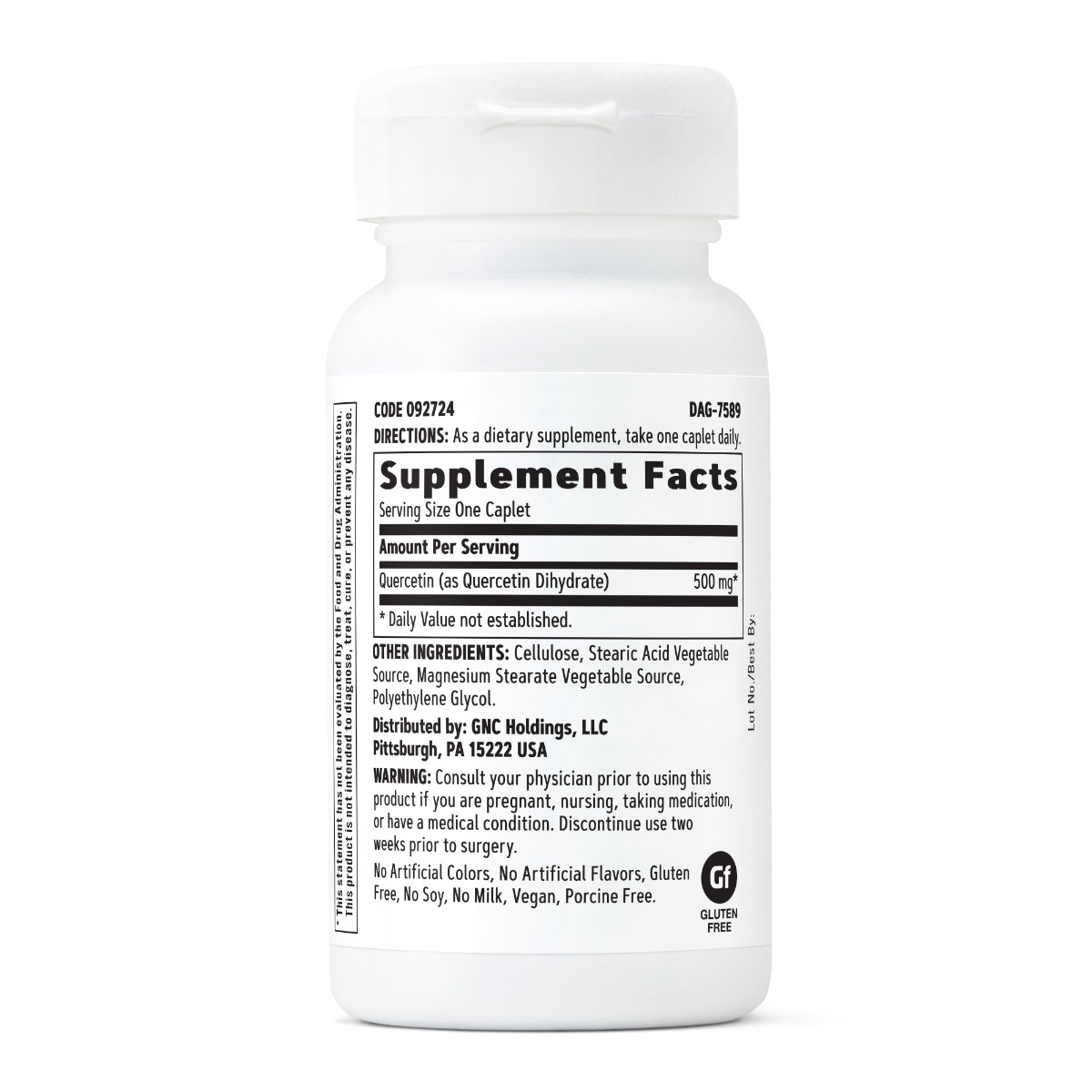 092724 gnc a z quercetin 500mg 60ct bottle back.jpg