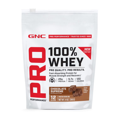1.379946 gnc pro performance 100 whey chocolate 12svgs bag front.png