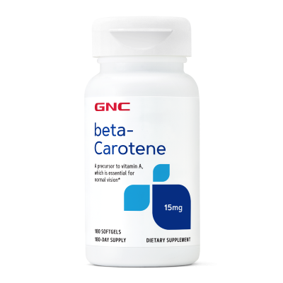 100138 gnc a z beta carotene 15mg bottle front.png