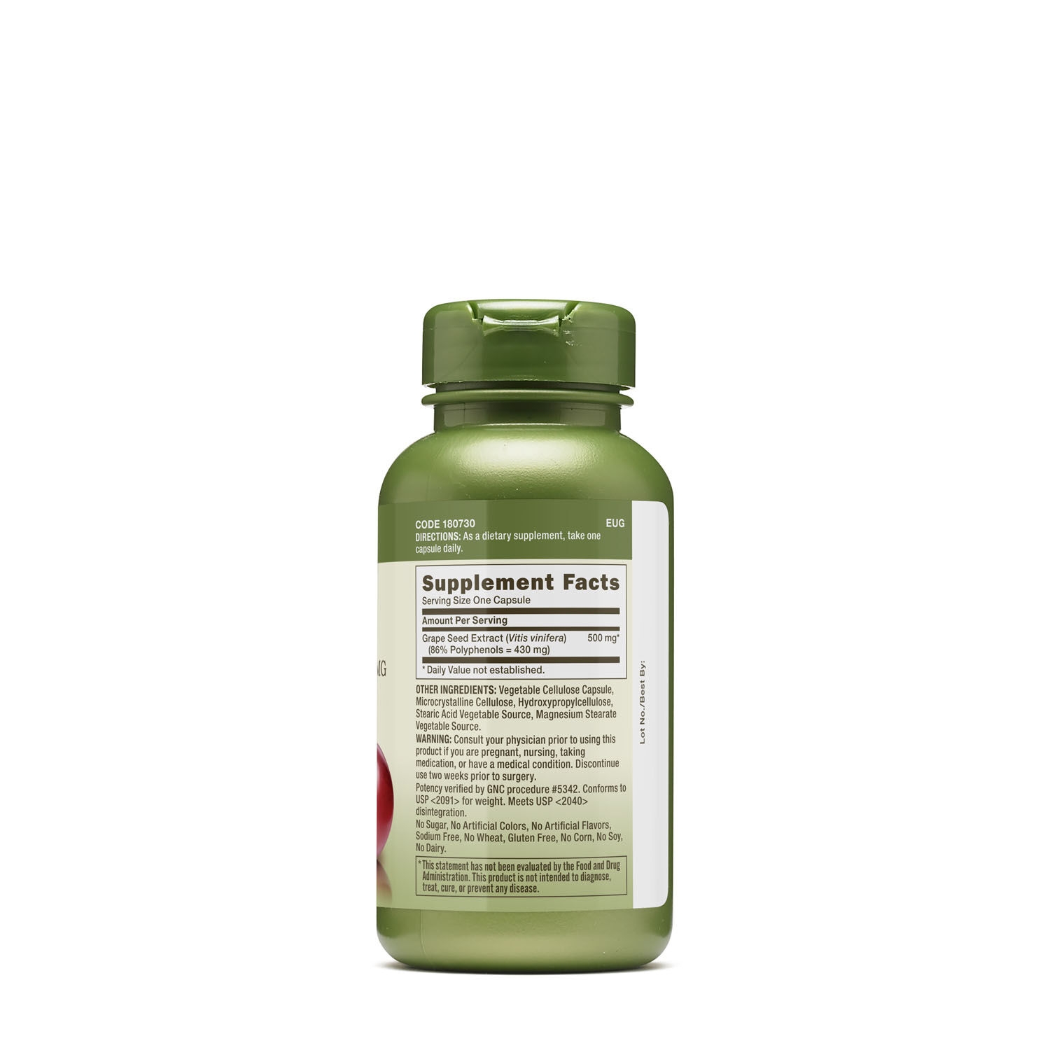180730 gnc herbalplus grape seed extract 500 mg bottle back.jpg