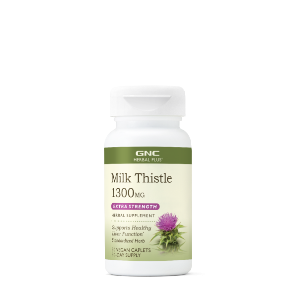 186777 global herbal plus milk thistle extra strength bottle front.png