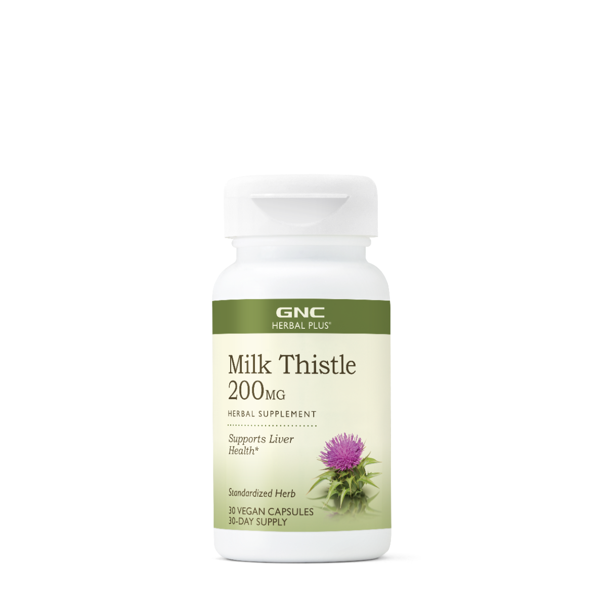 191065 global herbal plus milk thistle 200mg bottle front.png