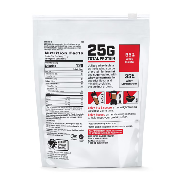 2.379946 gnc pro performance 100 whey chocolate 12svgs bag back.png