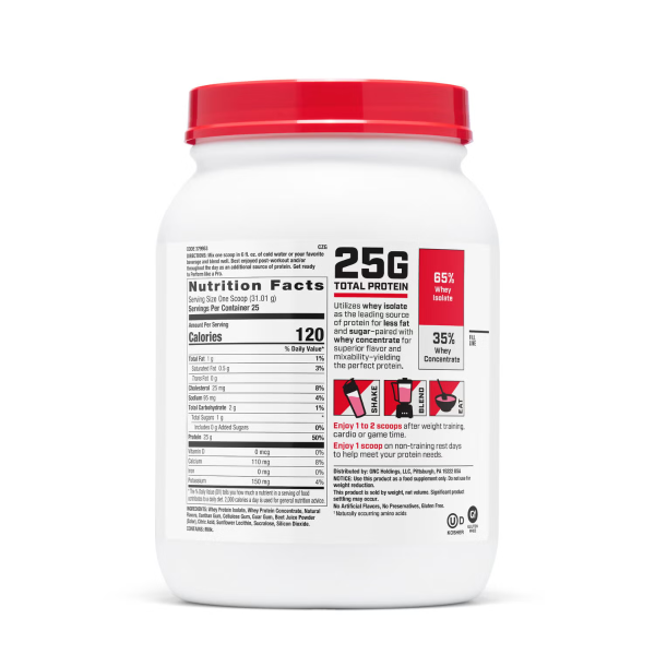 2.379953 gnc pro performance 100 whey strawberry 25svgs tub back.png