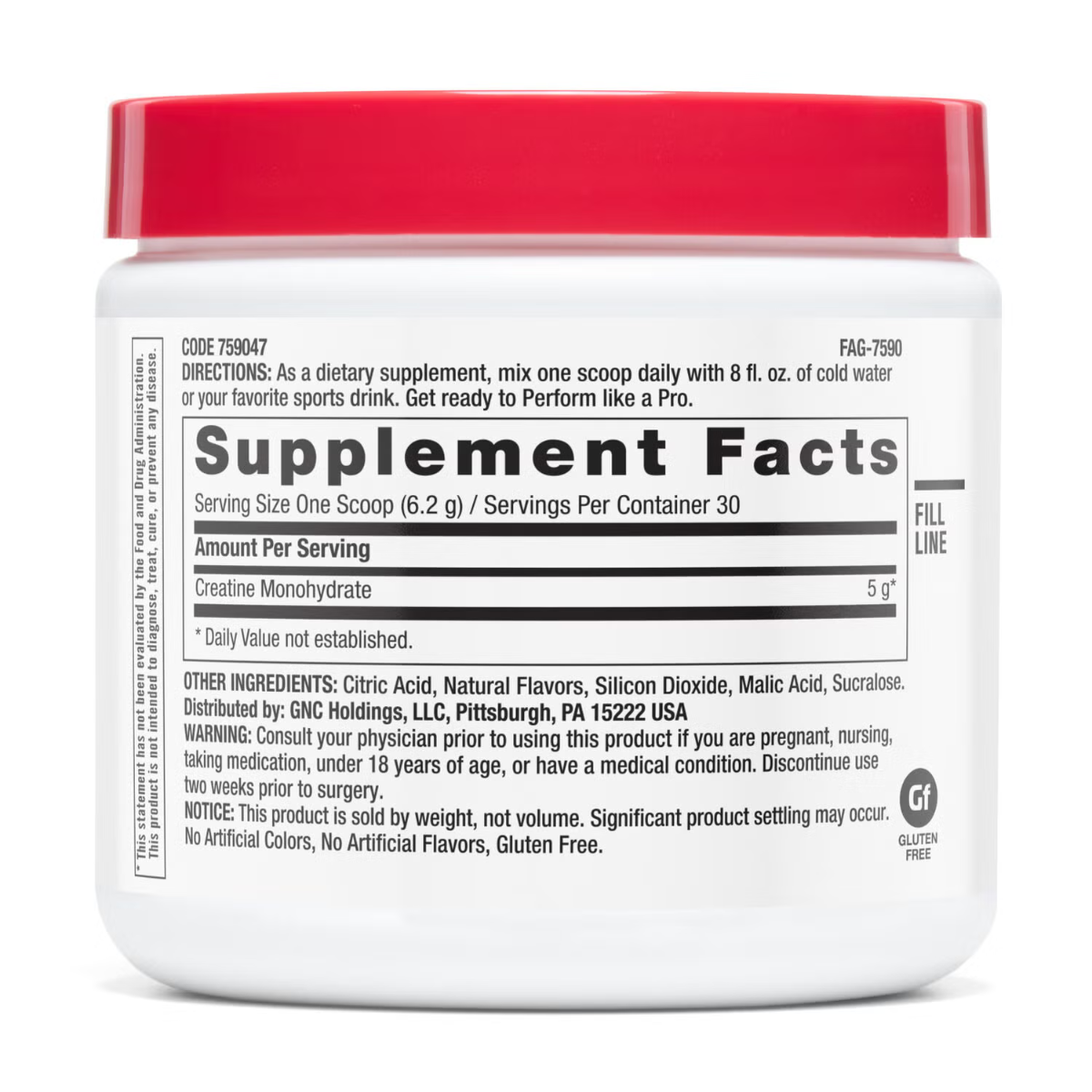 2.759047 gnc pro perfomance creatine watermelon tub back.png