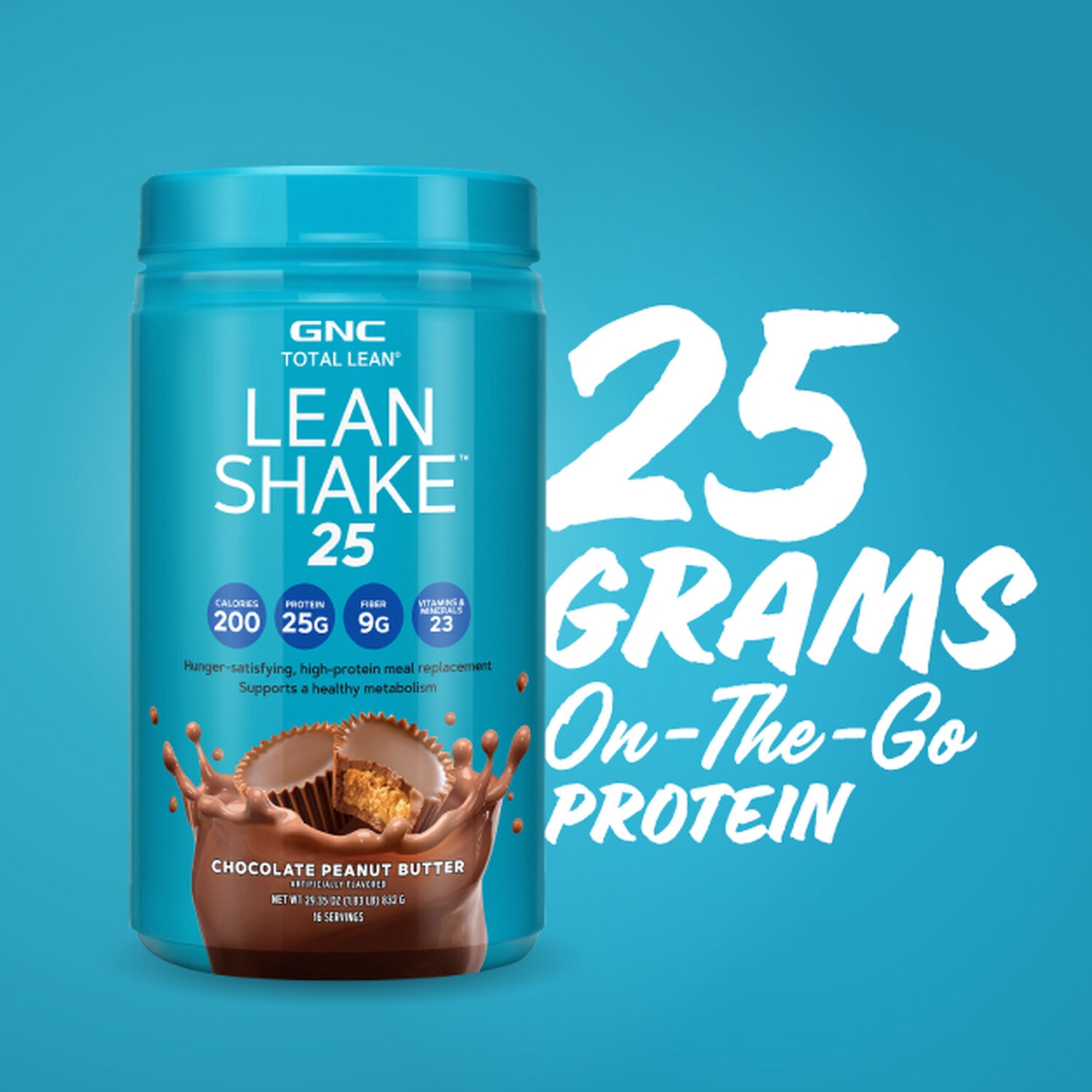 269693 gnc total lean lean shake 25 chocolate peanut butter lifestyle1.jpg