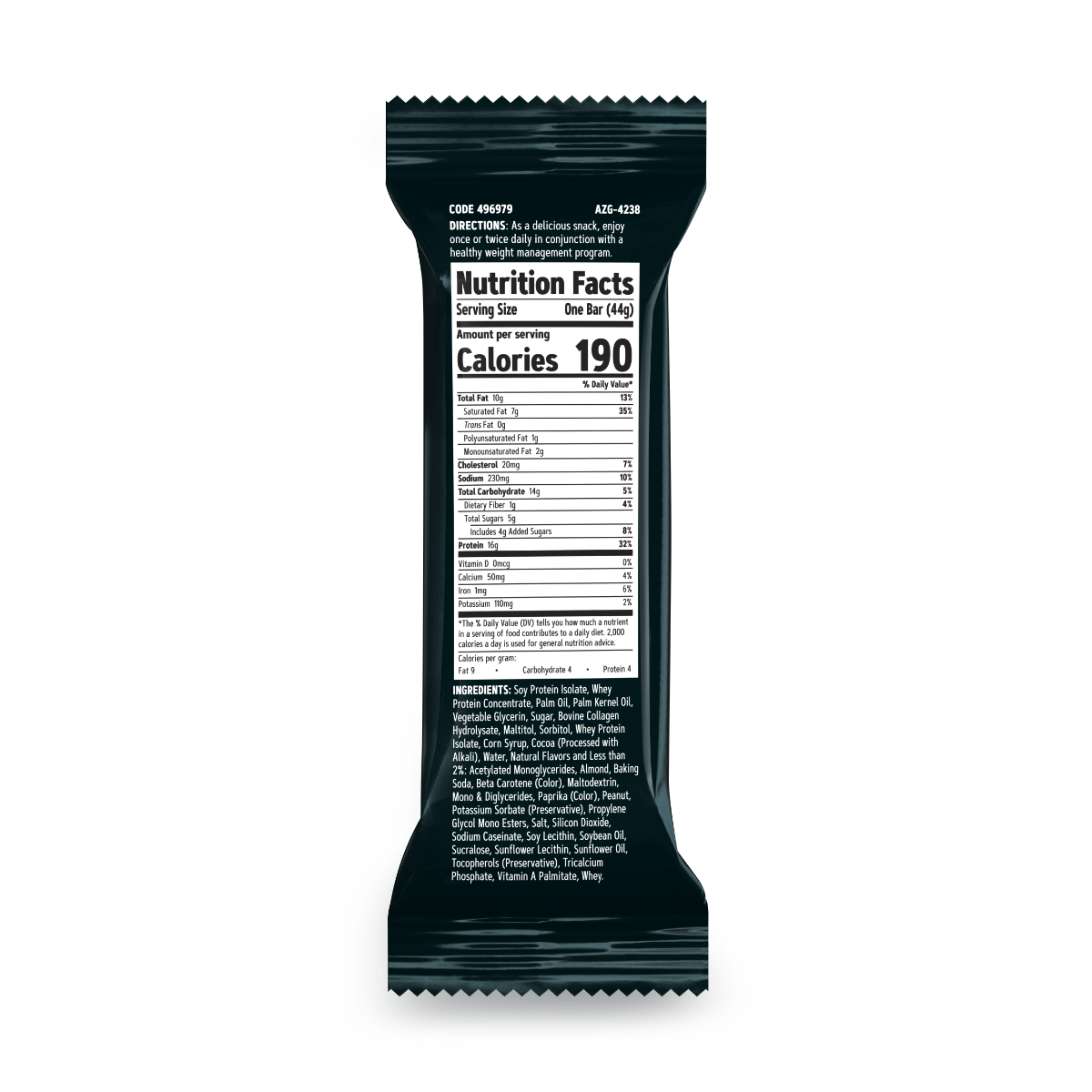 496979 gnc total lean layered lean bar coconut caramel bar back.png