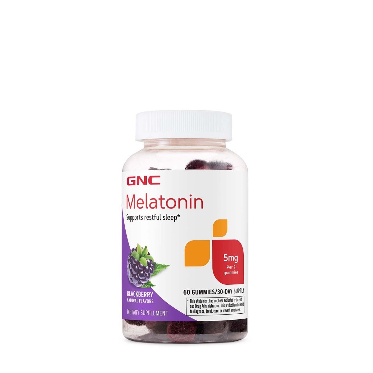 571135 gnc melatonin blackberry gummies wholesale bottle.jpg