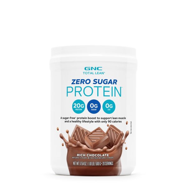 576625 gnc total lean zero sugar protein rich chocolate tub front.jpg
