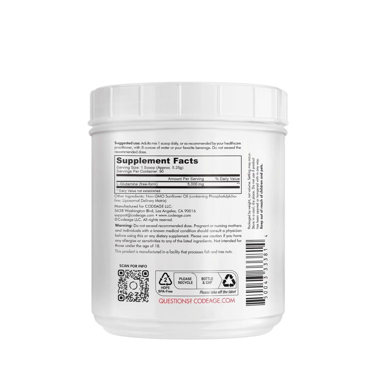 585129 web codeage l glutamine powder back.jpg