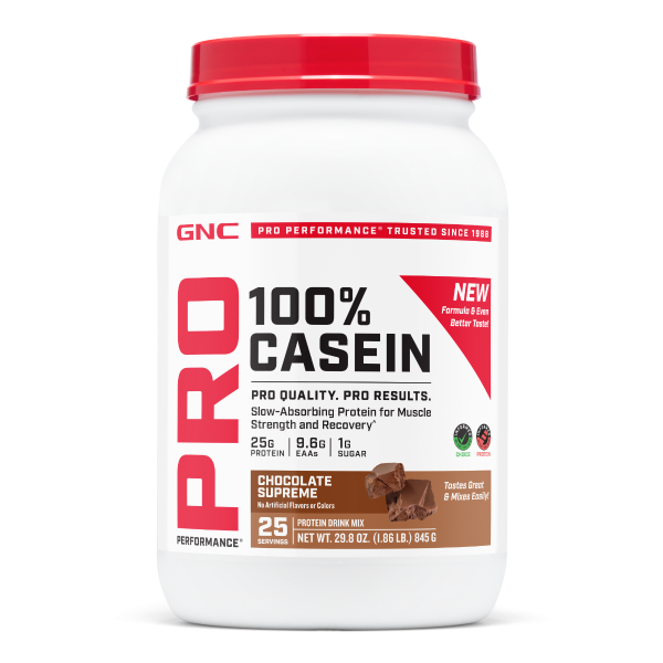 739952 gnc pro performance 100 casein chocolate supreme tub front.png