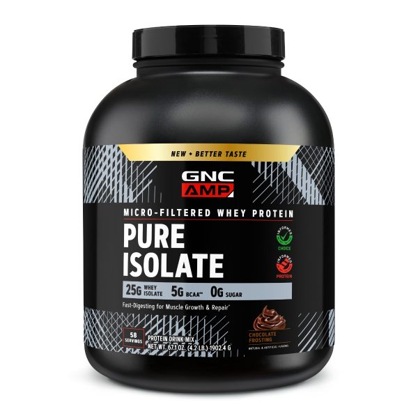 739967 gnc amp pure isolate chocolate frosting 58svgs tub front.jpg