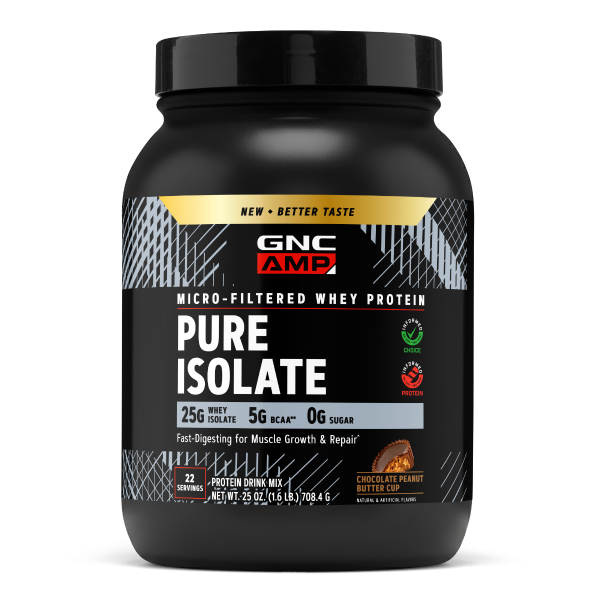 739974 gnc amp pure isolate chocolate peanut butter 22svgs tub front.png