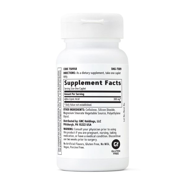 758958 gnc a z alpha lipoic acid 300mg 60ct bottle back.jpg