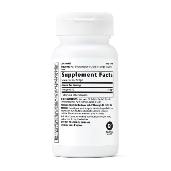 774433 gnc a z coq 10 50mg 120ct bottle back.png