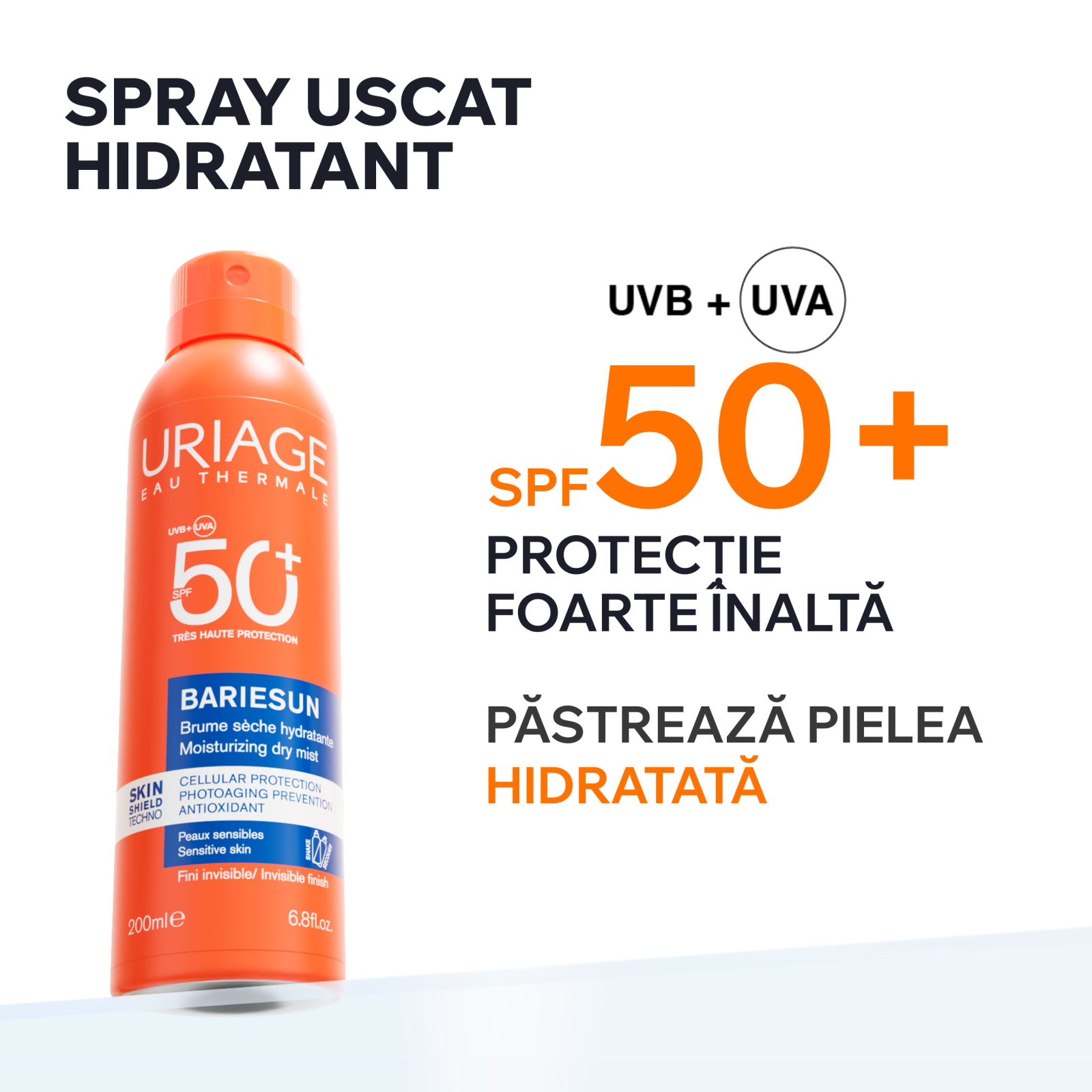 spray uscat protectie solara spf50 bariesun 200ml uriage 007884.jpg