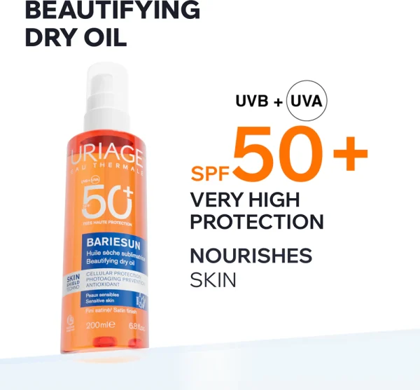 ulei uscat protectie solara bariesun spf50 200ml uriage 860036.webp