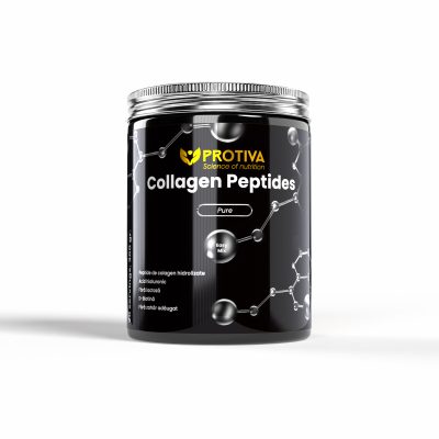 Pulbere pe baza de colagen fara aroma PROTIVA Collagen Peptides - Pure pentru sanatatea oaselor